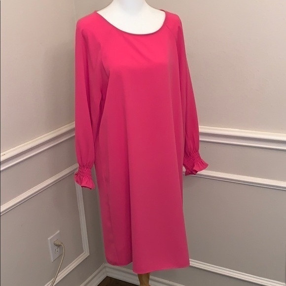 Nine West Dresses & Skirts - 𝅺nine West Dress L/S Hot Pink Size M